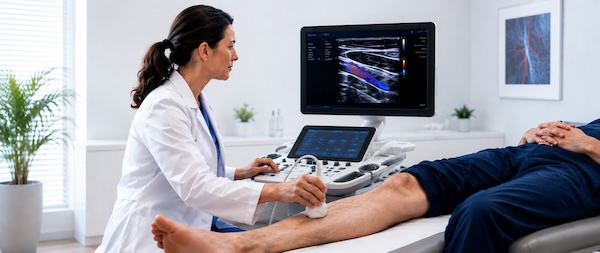 Consultation et écho-Doppler de médecine vasculaire